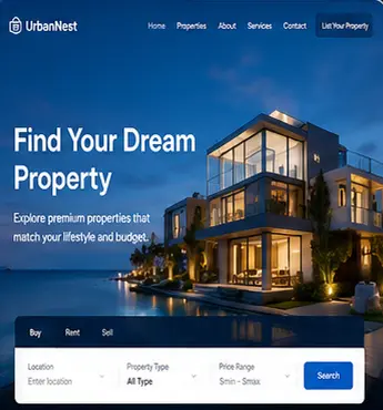 Real Estate Website