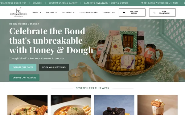Honey & Dough - WebClixs Client Project